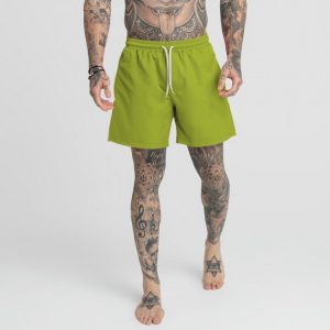 Simple Design Men Casual Solid Color Plus Size Pants