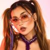 New Fashion Square Frame Outdoor Round Face Glasses