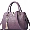 Fashion crocodile bag middle-aged handbag for women