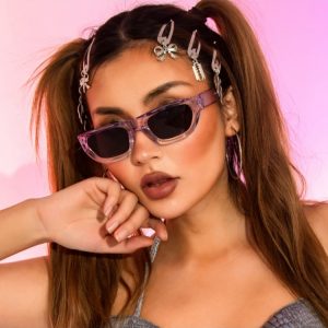 Personalized New Small Square Frame Street Sunglasses