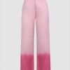 Ombre Print Straight Leg Pants