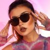 Retro New Round Frame Beach Sunglasses