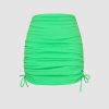 Drawstring Ruched Side Mini Skirt