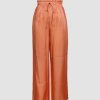 Satin Wide Leg Pants