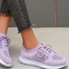 Outdoor Round Toe Knitting Breathable Running Shoes