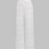 Tie Front Lace Hollow Pants