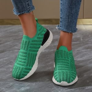 Casual Running Workout Sneaker Flats For Women