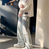 Street Black Loose Denim Men Jean Pants