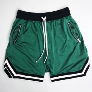 Training Contrast Color Short Pants For Men