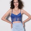 Lace V-Neck Corset Top