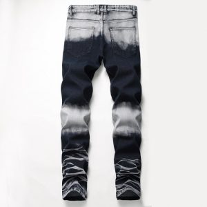 Men Street Fashion Ripped Denim Jeans
