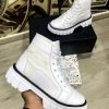 PU Colorblock Patchwork Casual Boots