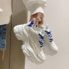 Sporty Round Toe Height Increasing Sneakers