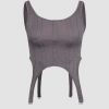 Garter Corset Tank Top
